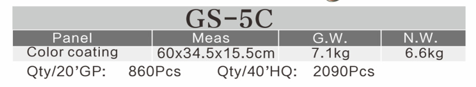 生鐵猛火爐(GS-5C)參數(shù)